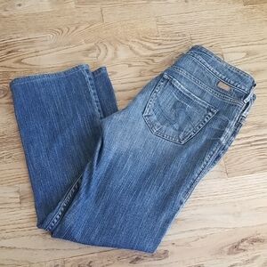 (W28) Silver Jeans Co. Julia Straight Leg Ankle Denim Farmhouse Prairie Western